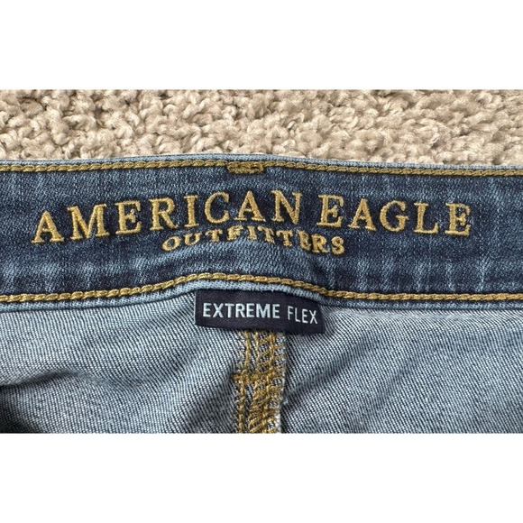 American Eagle Mens Original Boot Cut Jeans Medium Wash 32x32 (Measures 32x30) - Picture 3 of 8
